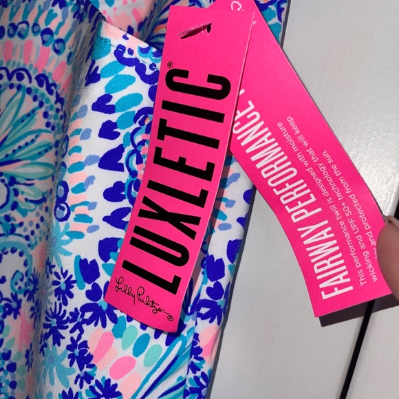 Lilly Pulitzer Corso pant Blue grotto commotion in the ocean size 6 worn once - Picture 9 of 16